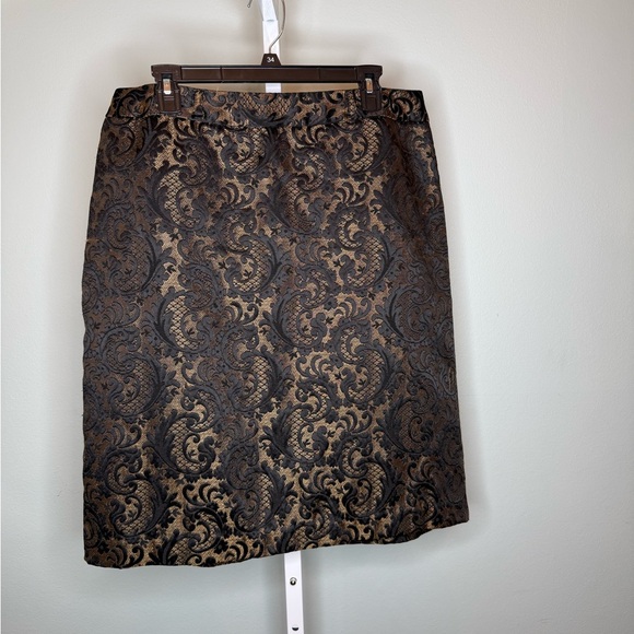 Worthington Dresses & Skirts - Worthington Black and Lace Patterned Pencil Skirt size 16 Tall